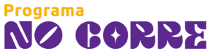 Logo programa horizontal - Roxo e Amarelo